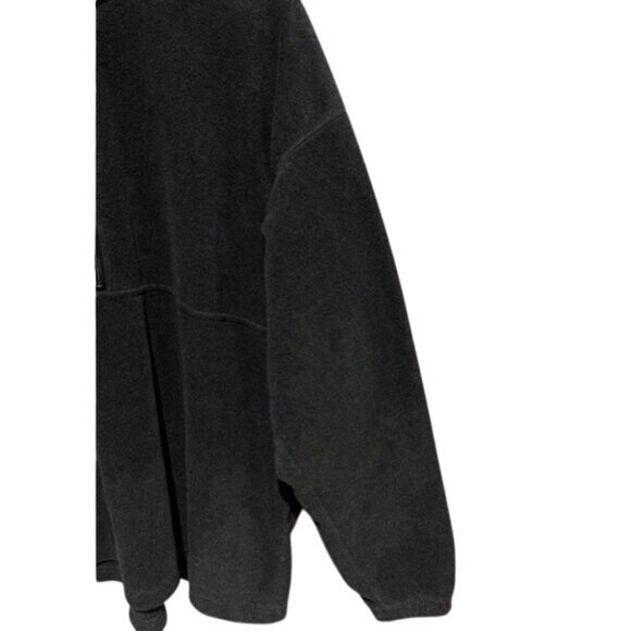 Columbia Gray Fleece Half-Zip Pullover Jacket Unisex Warm & Cozy Size XL - Picture 4 of 9